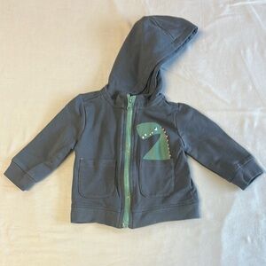 Tommy Bahama - Gray and Green Hooded jacket with Dinosaur Design